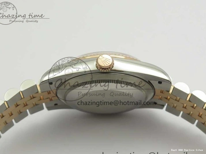 Best AAA Replica Sites 116231 Bracelet Diam on GMF Dial Wrapped 904 3274 SS RG Black FashionForward 36mm SS Wrapped Jubilee A DateJust MOP RG 0121